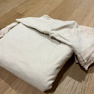 Threshold Natural Linen Duvet
